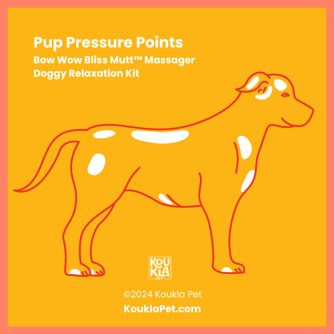 Bow Wow Bliss® Mutt Massager Doggy Relaxation Kit